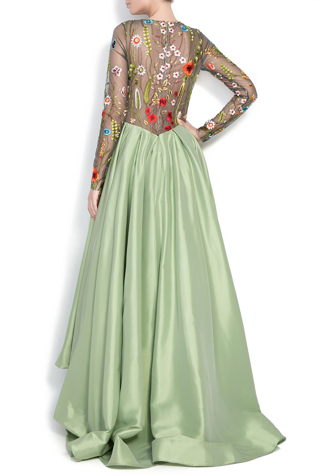 Embroidered silk tulle gown Bien Savvy image 2