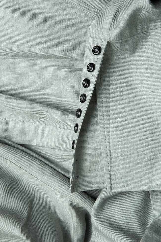 Asymmetric ruffle-trimmed dress Bluzat image 4