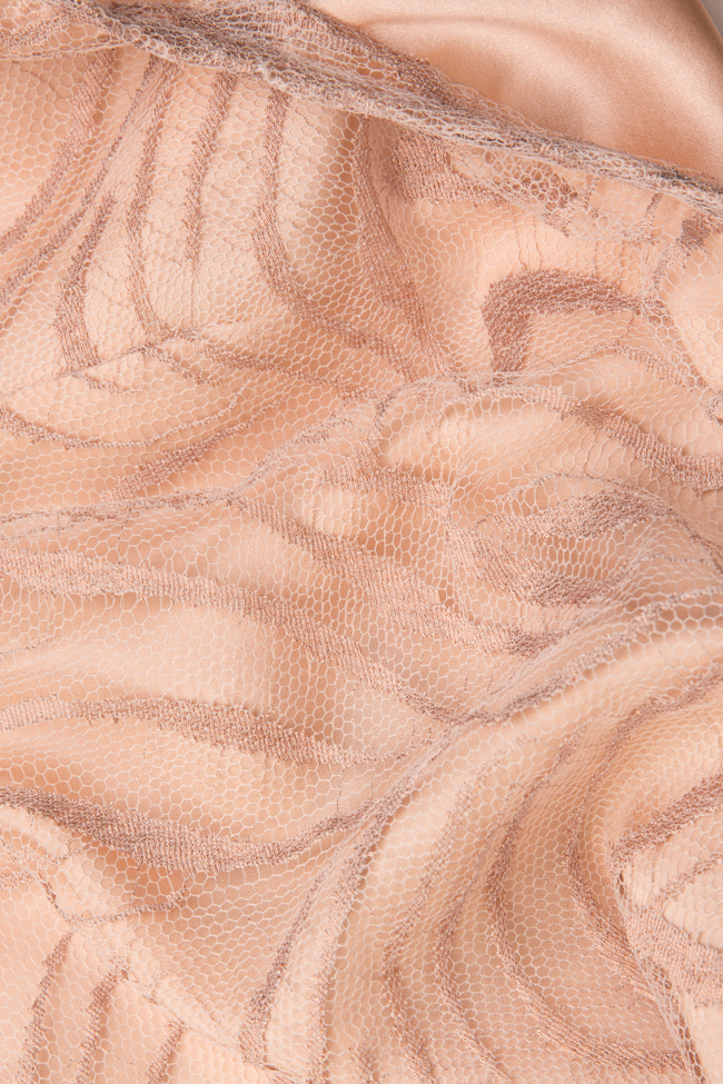 Off-the-shoulder silk-lace top Romanitza by Romanita Iovan image 4