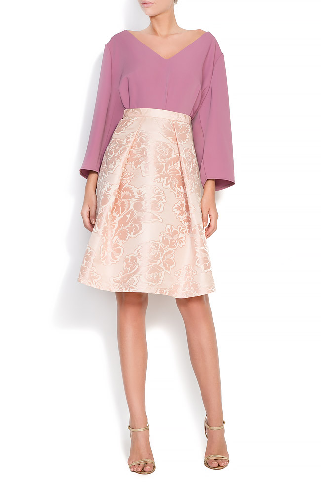 Silk borcade mini skirt Romanitza by Romanita Iovan image 0