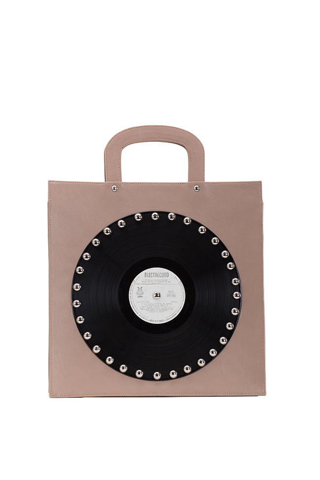 Vinyl leather tote bag Anca Irina Lefter image 0