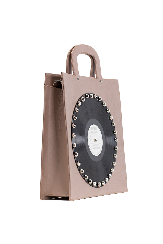 Vinyl leather tote bag Anca Irina Lefter image 1