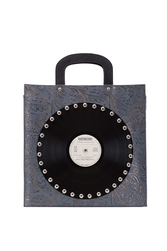 Vinyl leather tote bag Anca Irina Lefter image 0
