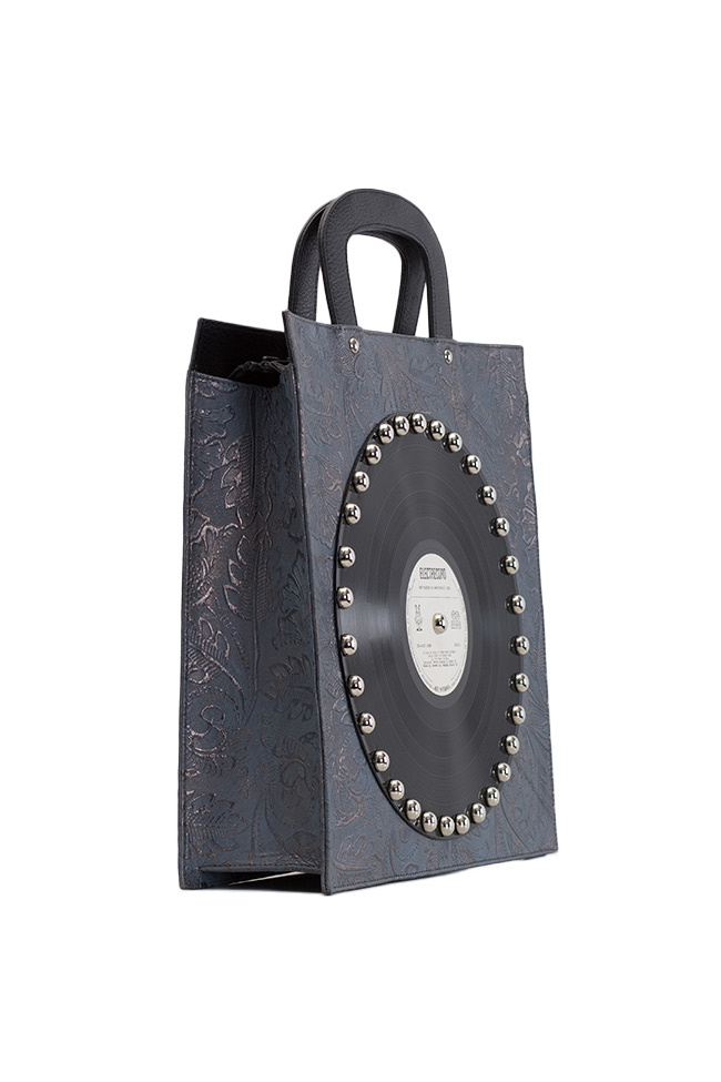 Vinyl leather tote bag Anca Irina Lefter image 1