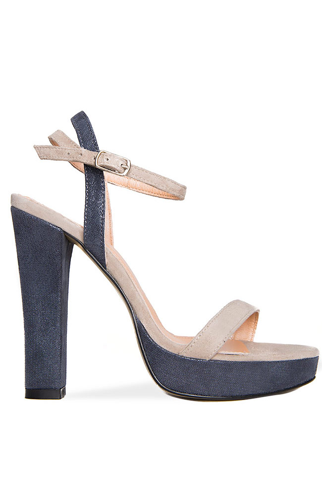 Summer Jeans two-tone leather sandals Hannami image 0
