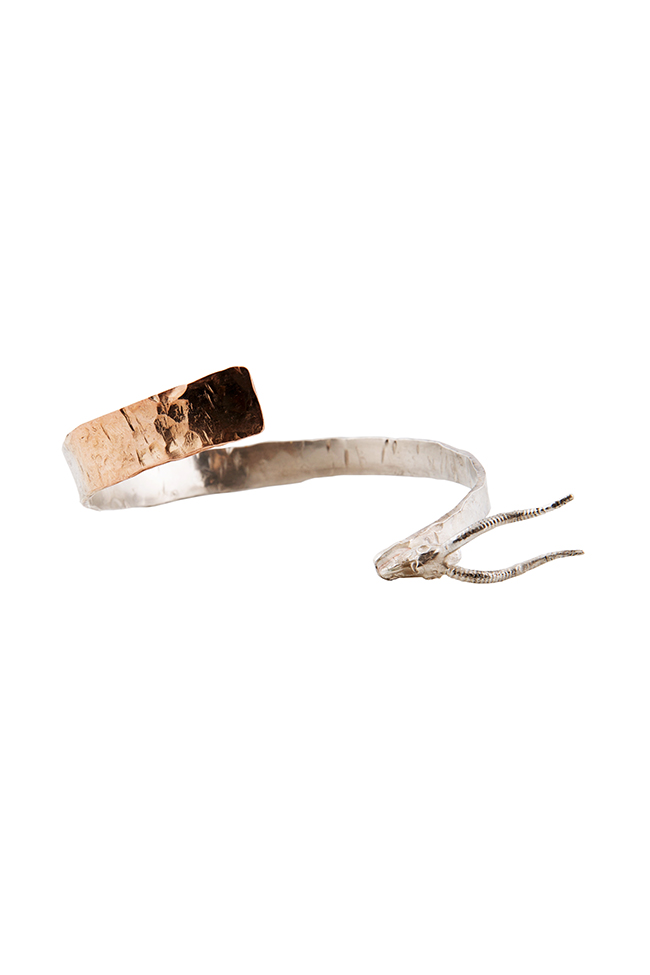 Bracelet en argent plaqué en or 14K Antelope Moogu image 0