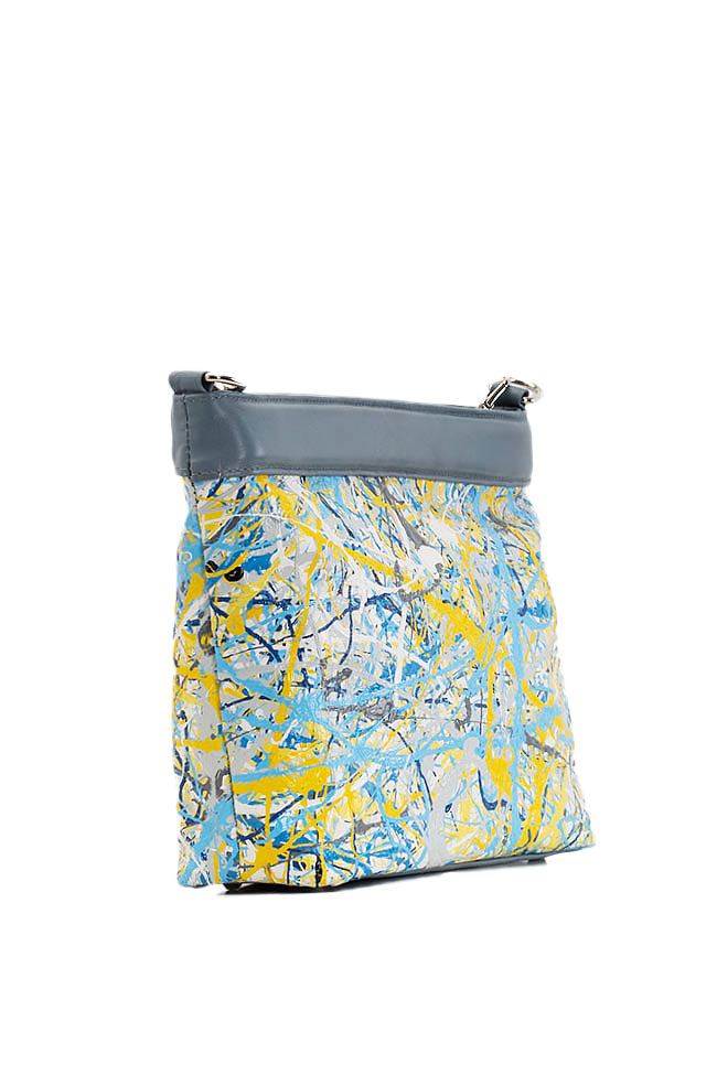 Hand-painted leather bag Anca Irina Lefter image 1