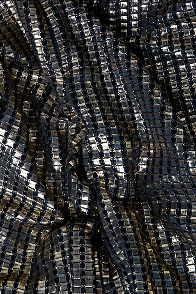 فستان Olimpia من القماش ذو اللون المعدني ايلينا بيرسيل image 3