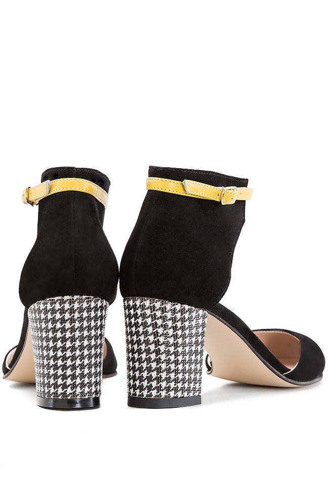 Wild Choice houndstooth suede pumps Hannami image 2
