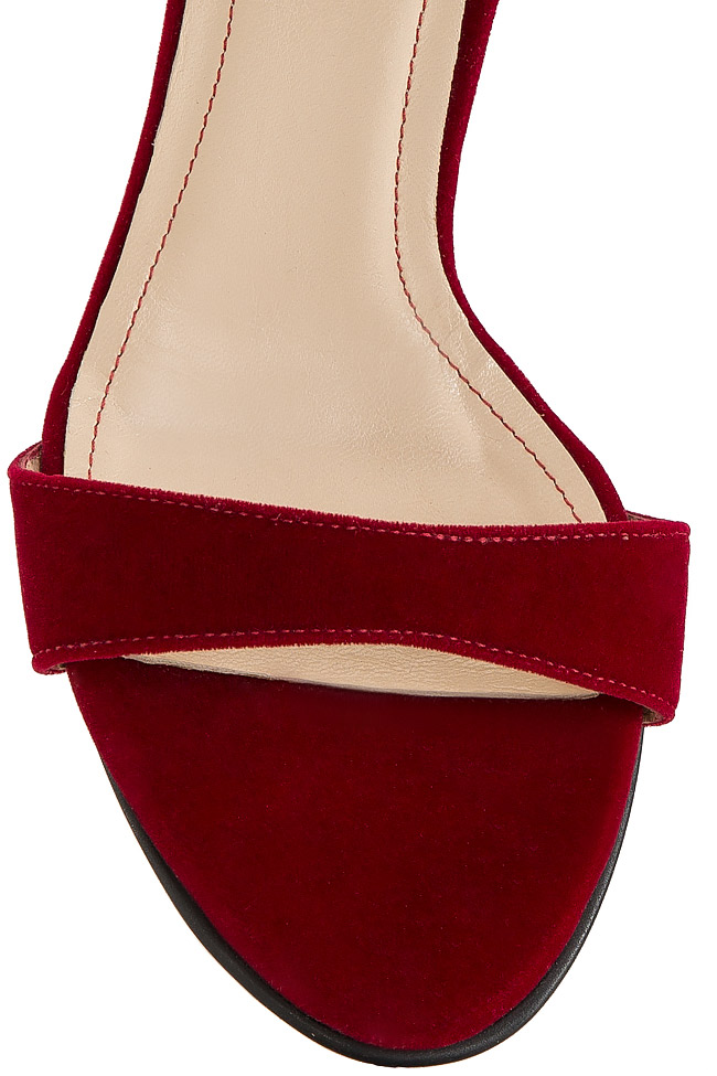 Thalia velvet sandals Cristina Maxim image 3