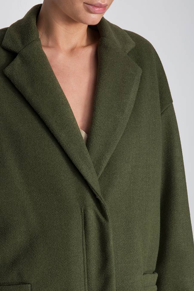 Manteau surdimensionné en mélange de laine Bluzat image 5
