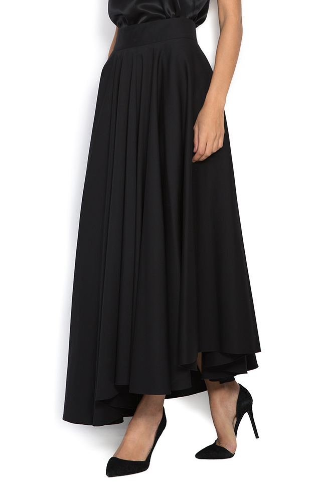Asymmetric cotton-blend skirt Ronen Haliva image 1