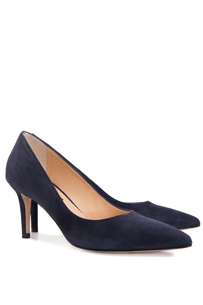Suede leather pumps Ginissima image 1