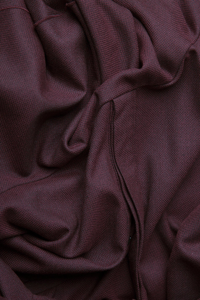 Asymmetric ruffled cotton-blend mini dress Bluzat image 4
