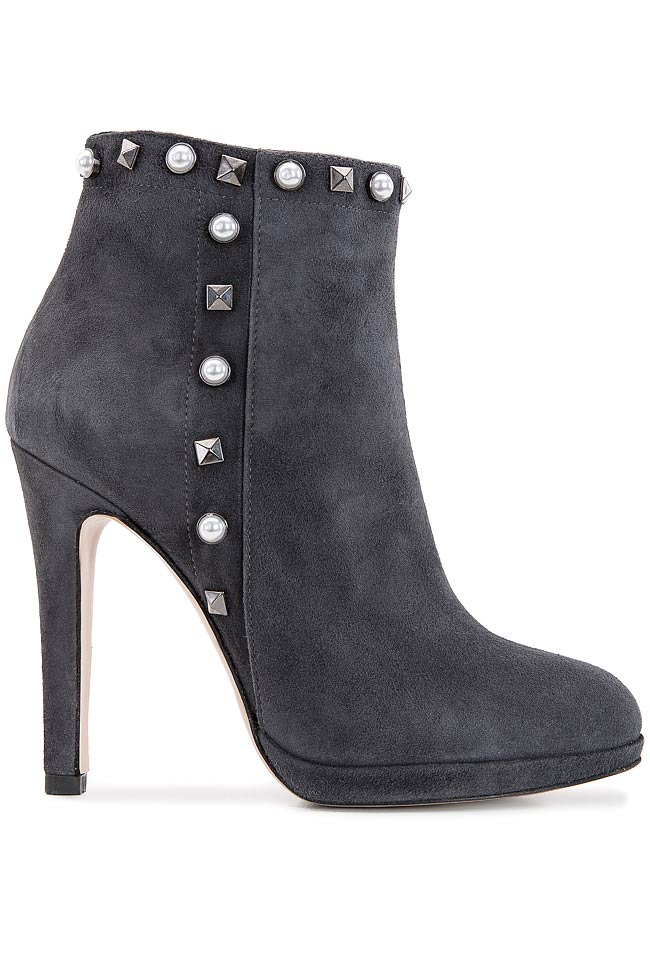 Studded leather ankle boots Ginissima image 0