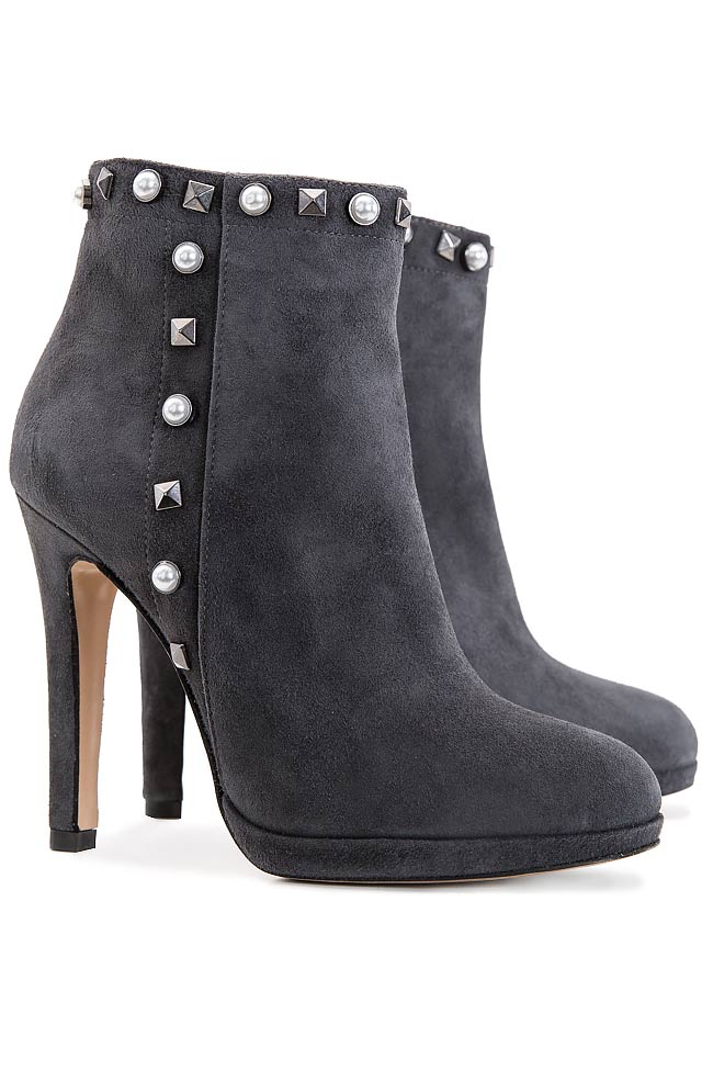 Studded leather ankle boots Ginissima image 1