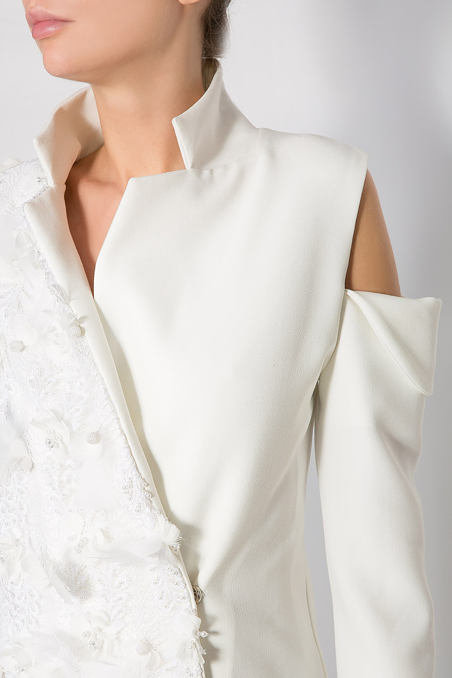 Embroidered cotton-blend blazer dress Hard Coeur image 3