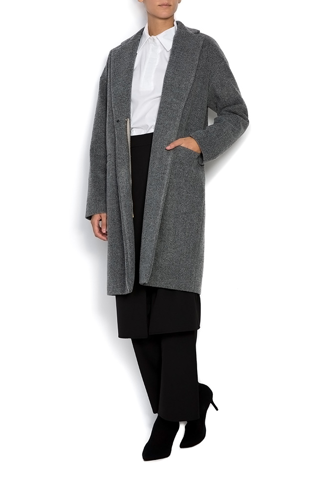 Manteau en mélange de laine Bluzat image 0