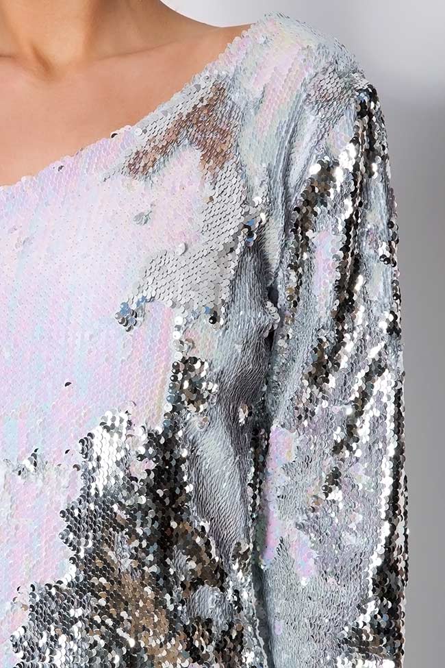 One-shoulder sequin-embellished dress Hard Coeur image 3