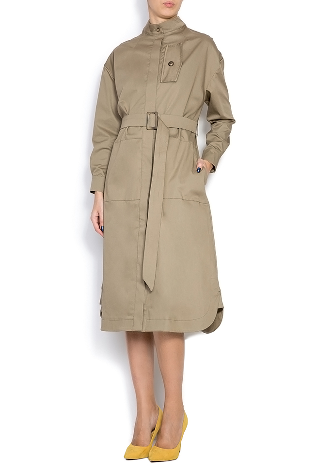 Robe trench en coton Ery Framboise image 0