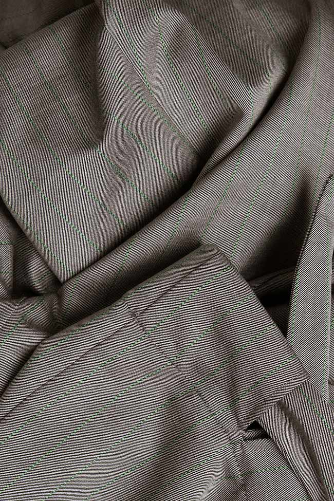 Pantaloni Vince din amestec de lana cu matase Framboise imagine 4