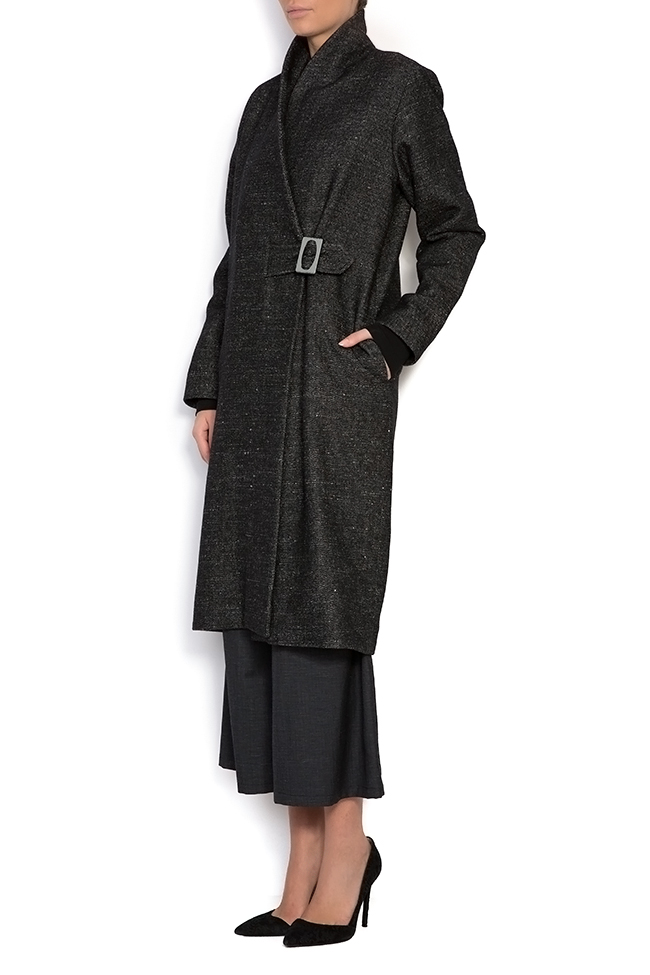 Palton din lana Undress imagine 1