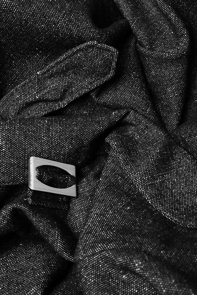 Manteau en laine Undress image 4