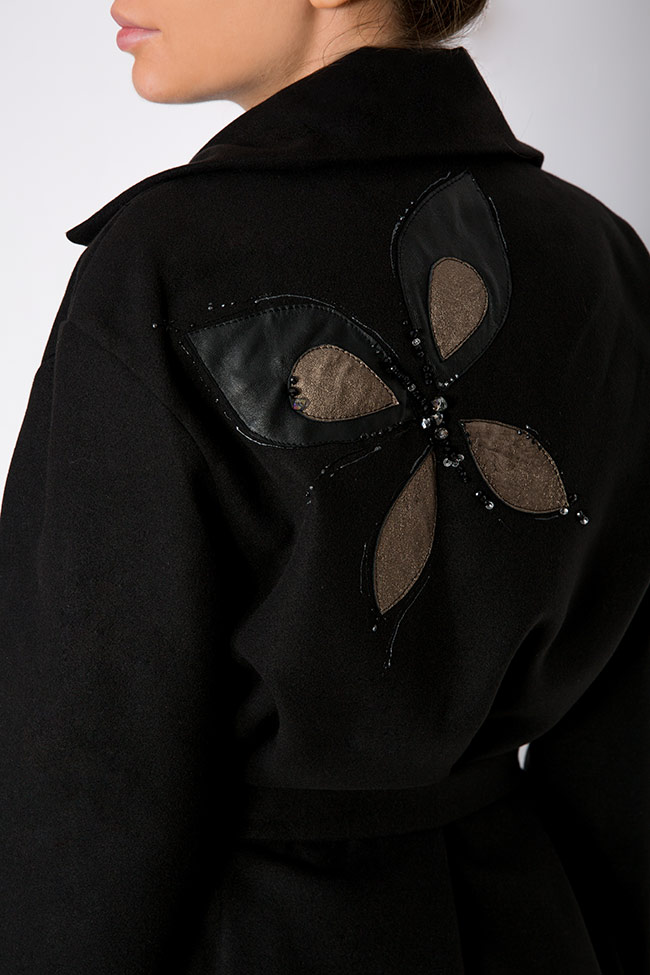Manteau en tissu de laine B.A.D. Style by Adriana Barar image 4