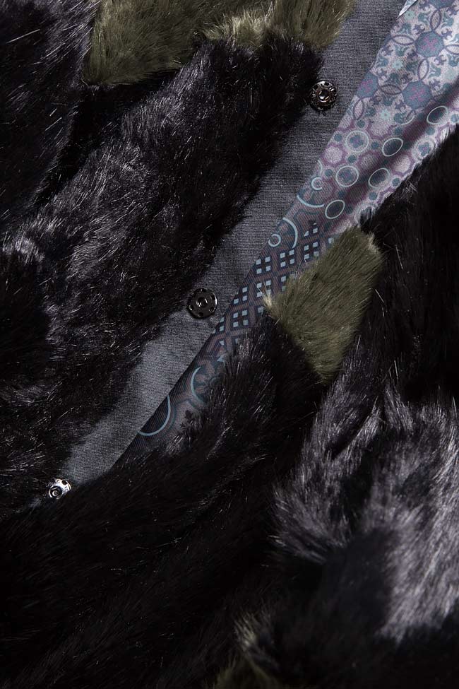 Manteau en fourrure écologique Simona Semen image 5