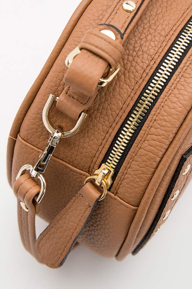 Selma studded leather shoulder bag Sophie Handbags by Andra Paduraru image 3