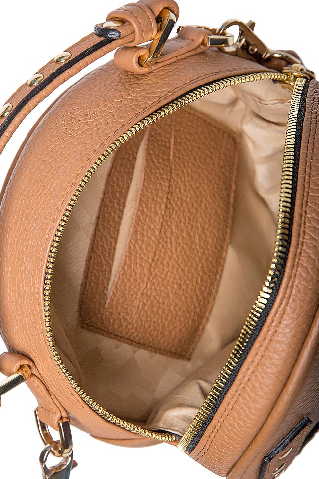 Selma studded leather shoulder bag Sophie Handbags by Andra Paduraru image 4