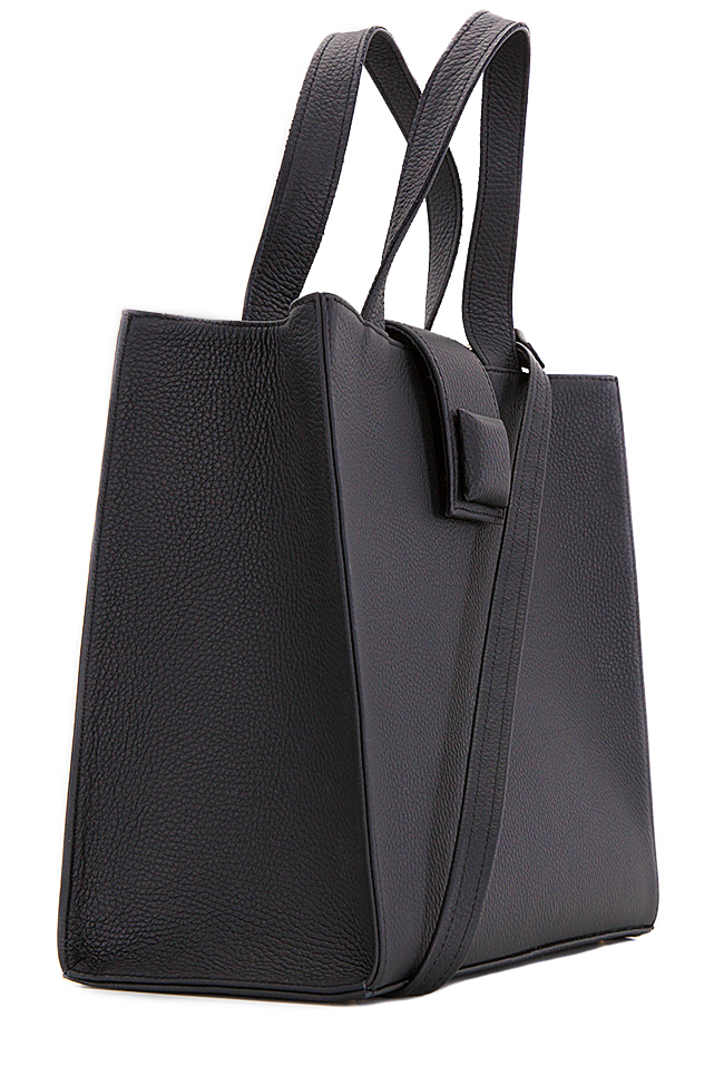 Textured-leather shoulder bag Laura Olaru image 1
