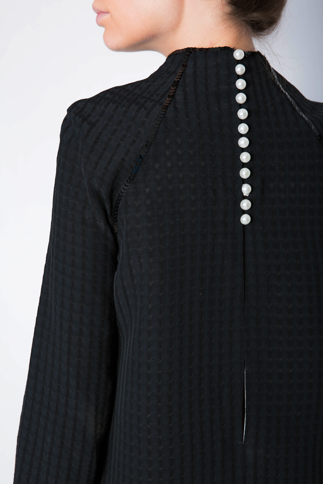 Marco Lagatolla silk crepe mini dress Alexievici Couture image 3