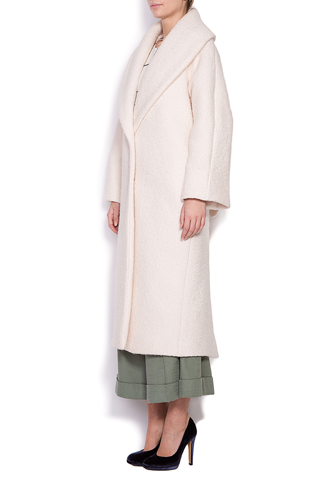 Oversized wool-felt coat Cloche image 1