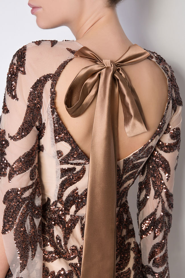 Morgana paillette-embellished tulle mini dress Simona Semen image 3