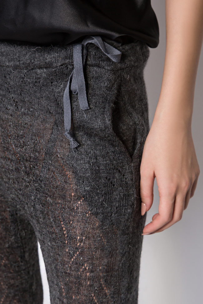 Pantaloni din amestec de lana Dart  Studio Cabal imagine 3