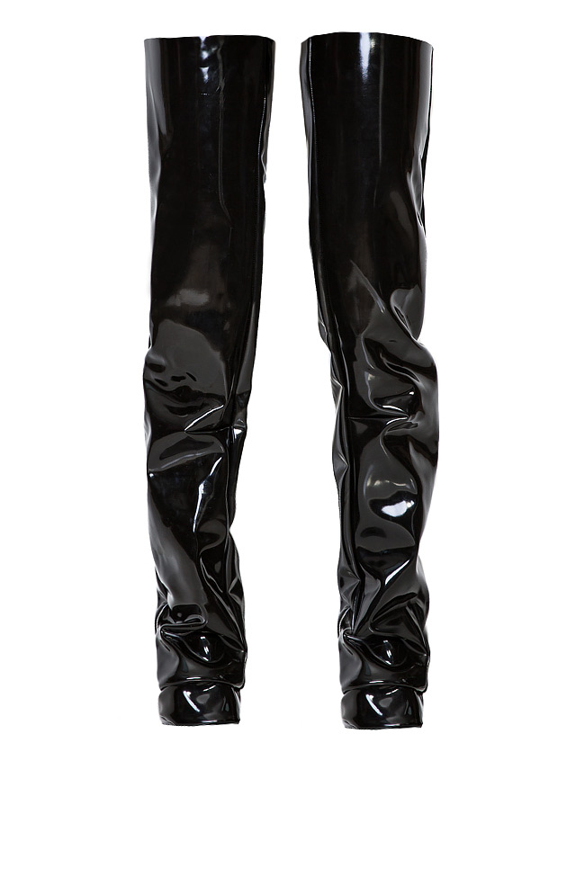 Almost Boots/ Socks faux-patent-leather shoes covers Studio Cabal image 2