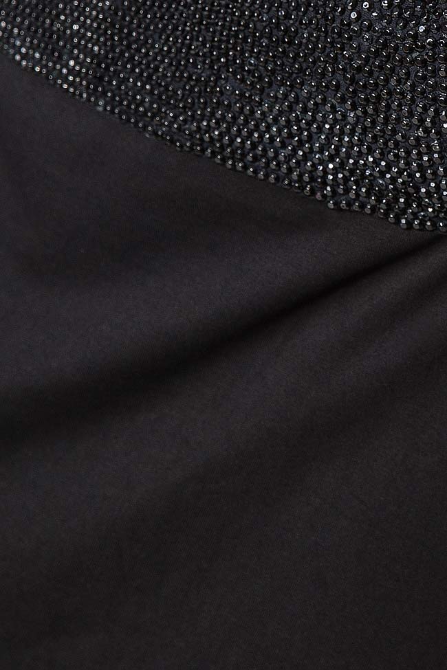 Robe en jersey de coton avec strass Arona Carelli image 4