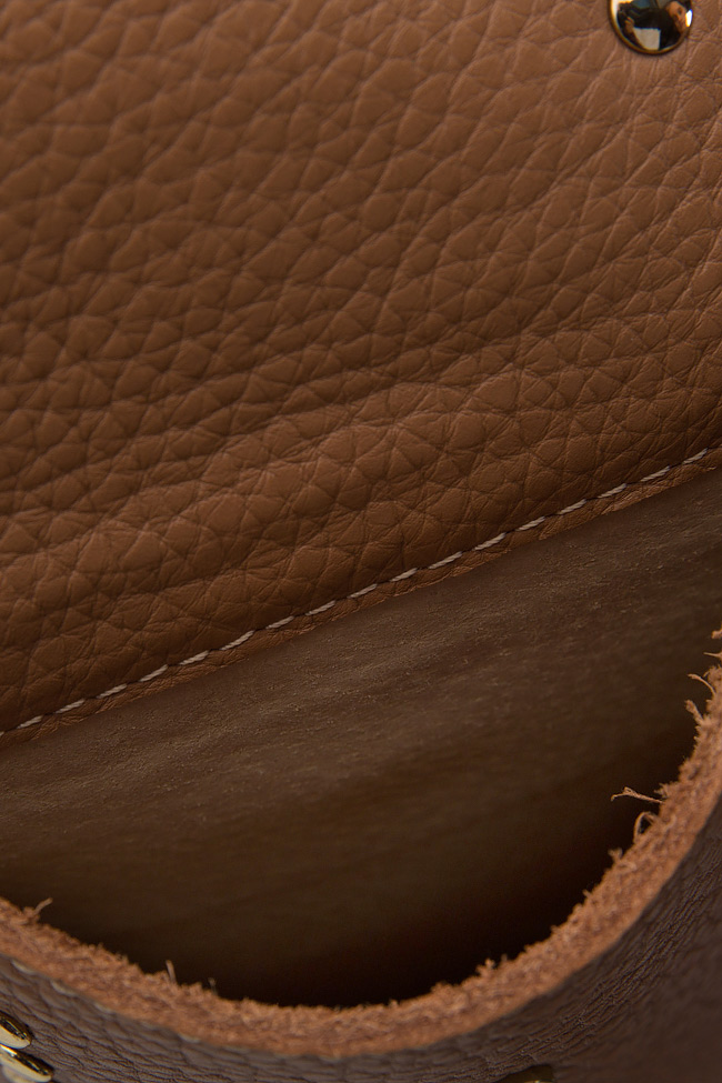 Studded textured-leather belt-bag Sophie Handbags by Andra Paduraru image 5