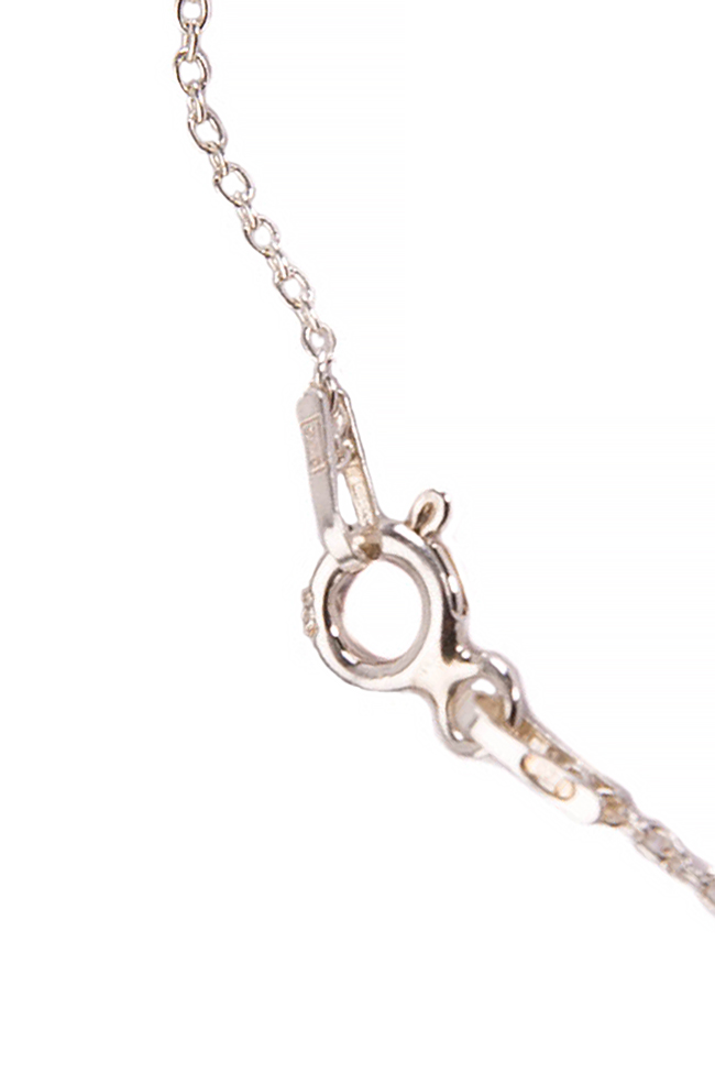 Origami fox silver necklace Snob. image 2