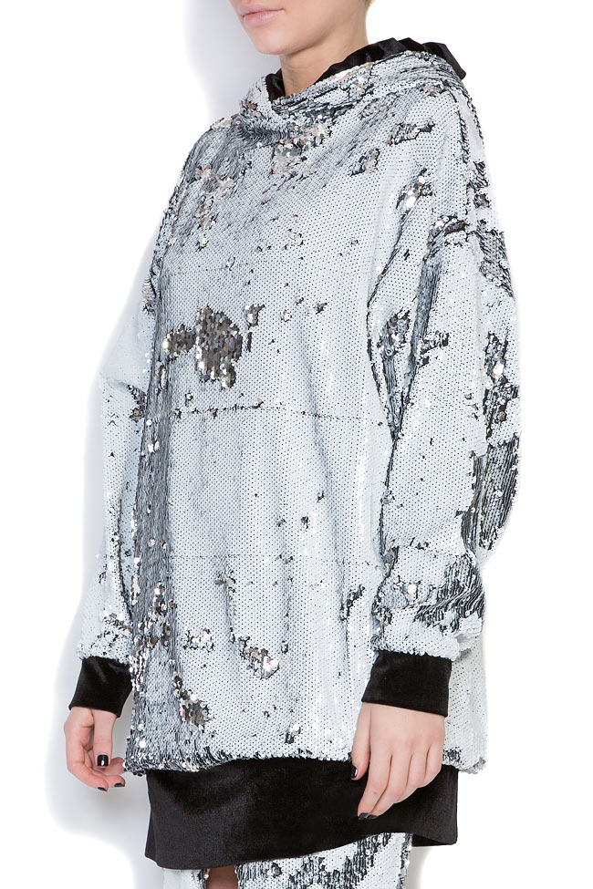 Sequined velvet sweatshirt Zenon image 1