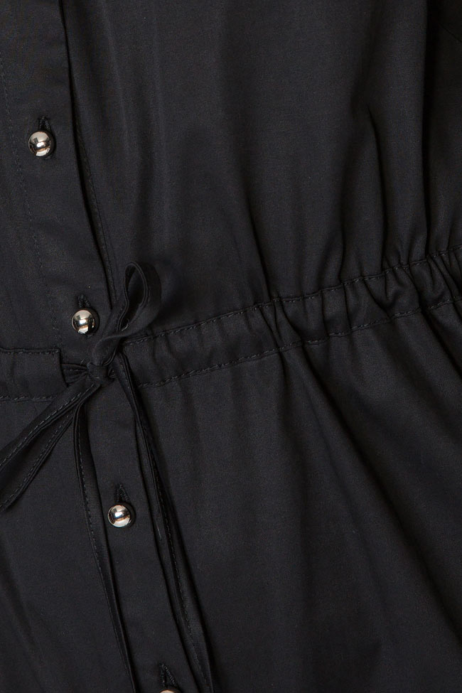 Robe chemise asymétrique en popeline de coton Ronen Haliva image 4