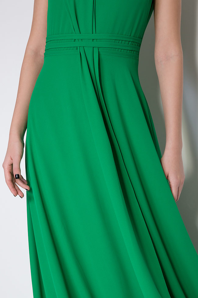 Silk-georgette maxi dress Ronen Haliva image 3