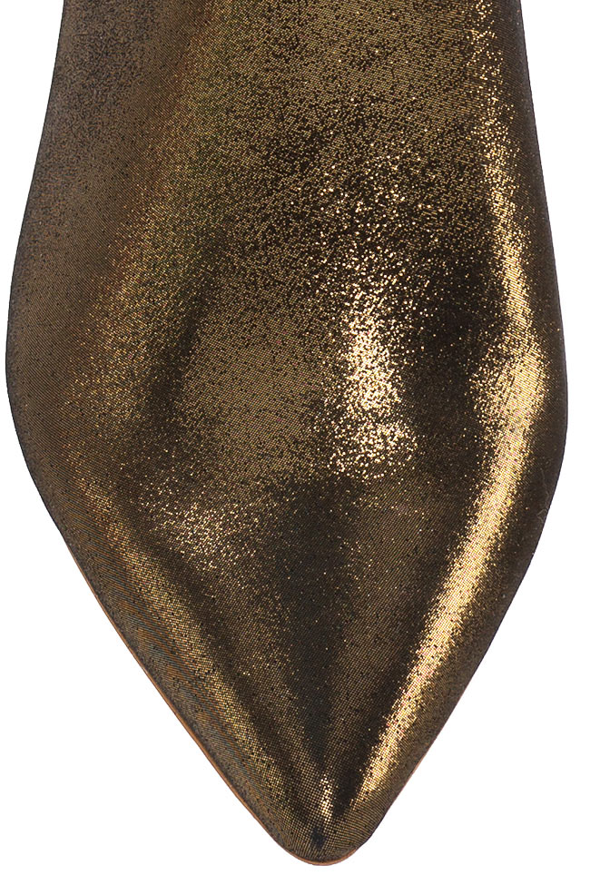 Bottes en cuir métallisé au dessus des genoux Ana Kaloni image 3