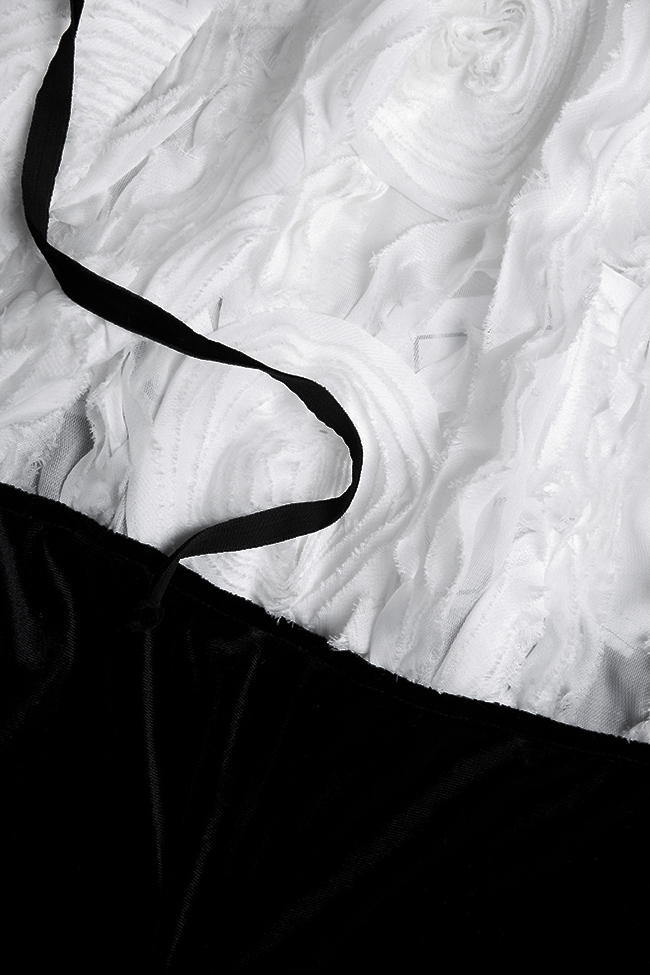 Robe en velours avec des broderies en 3D, Sign of Ritz Love Love  image 4