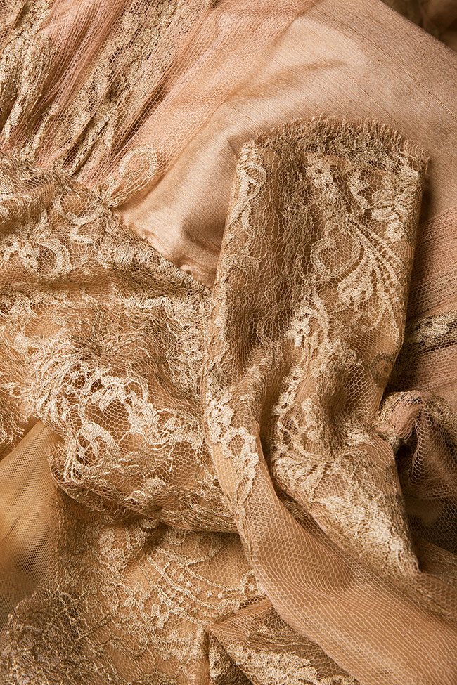 Robe en dentelle guipure de soie et taffetas Romanitza by Romanita Iovan image 4