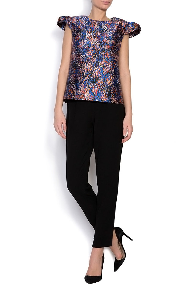 Printed crepe blouse Claudia Castrase image 0