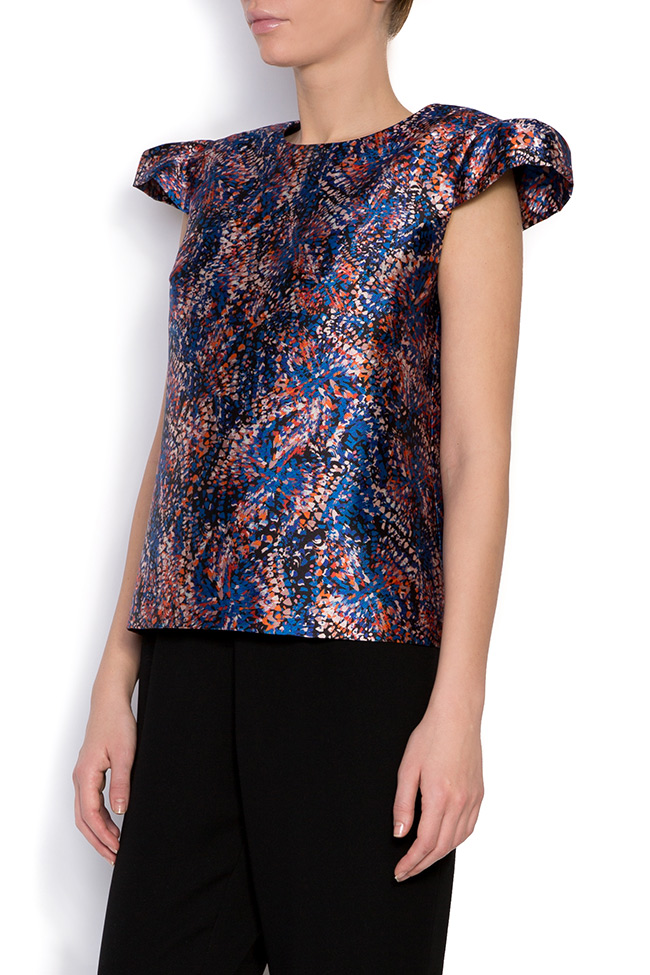 Printed crepe blouse Claudia Castrase image 1