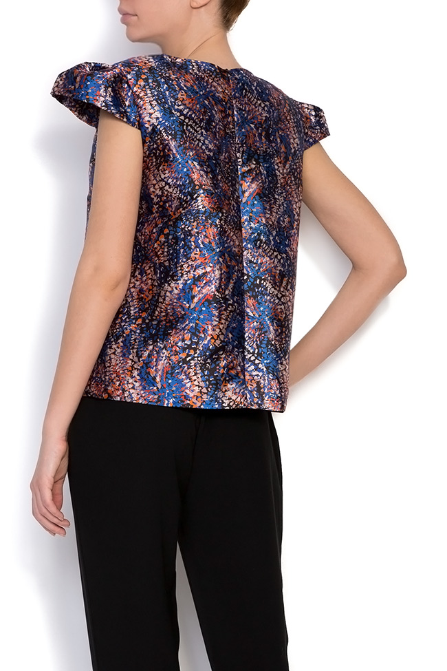 Printed crepe blouse Claudia Castrase image 2