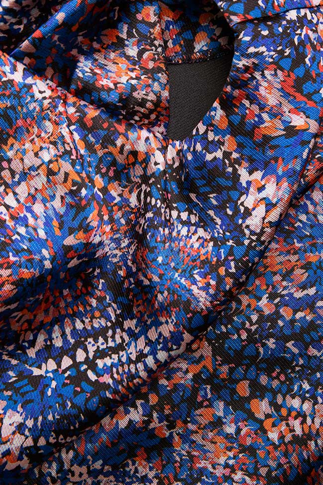 Printed crepe blouse Claudia Castrase image 4